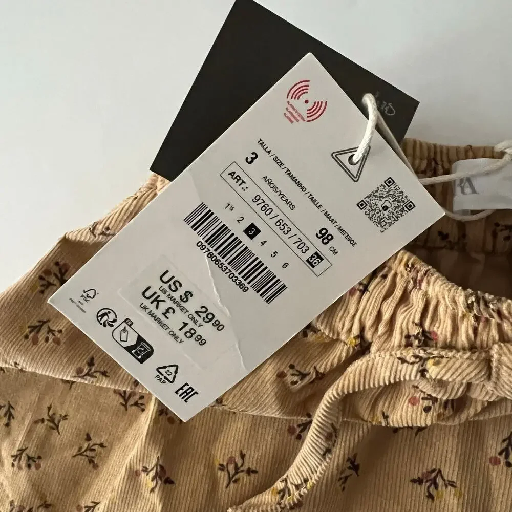 NEW Zara fall floral skirt